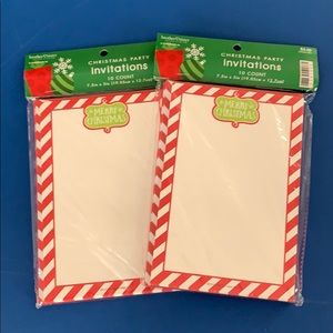 New Christmas Party invitations - 10 counts each